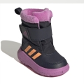 adidas Winter Boots Winterplay I (Nylon, Lining, Mudguard, Velcro) ink blue/pink Toddlers